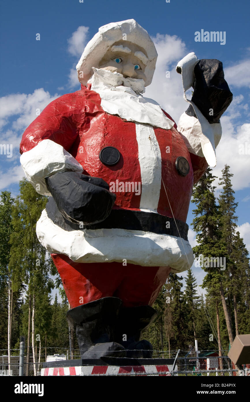 Santa statue alaska north pole hires stock photography and images Alamy