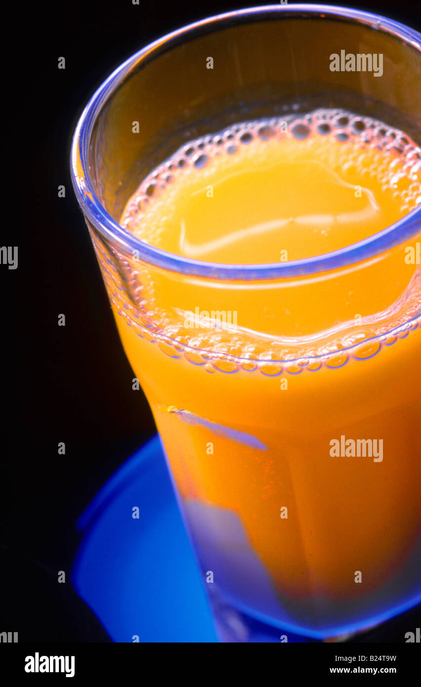 GLASS OF ORANGE JUICE CITRUS FRUIT Stock Photo Alamy