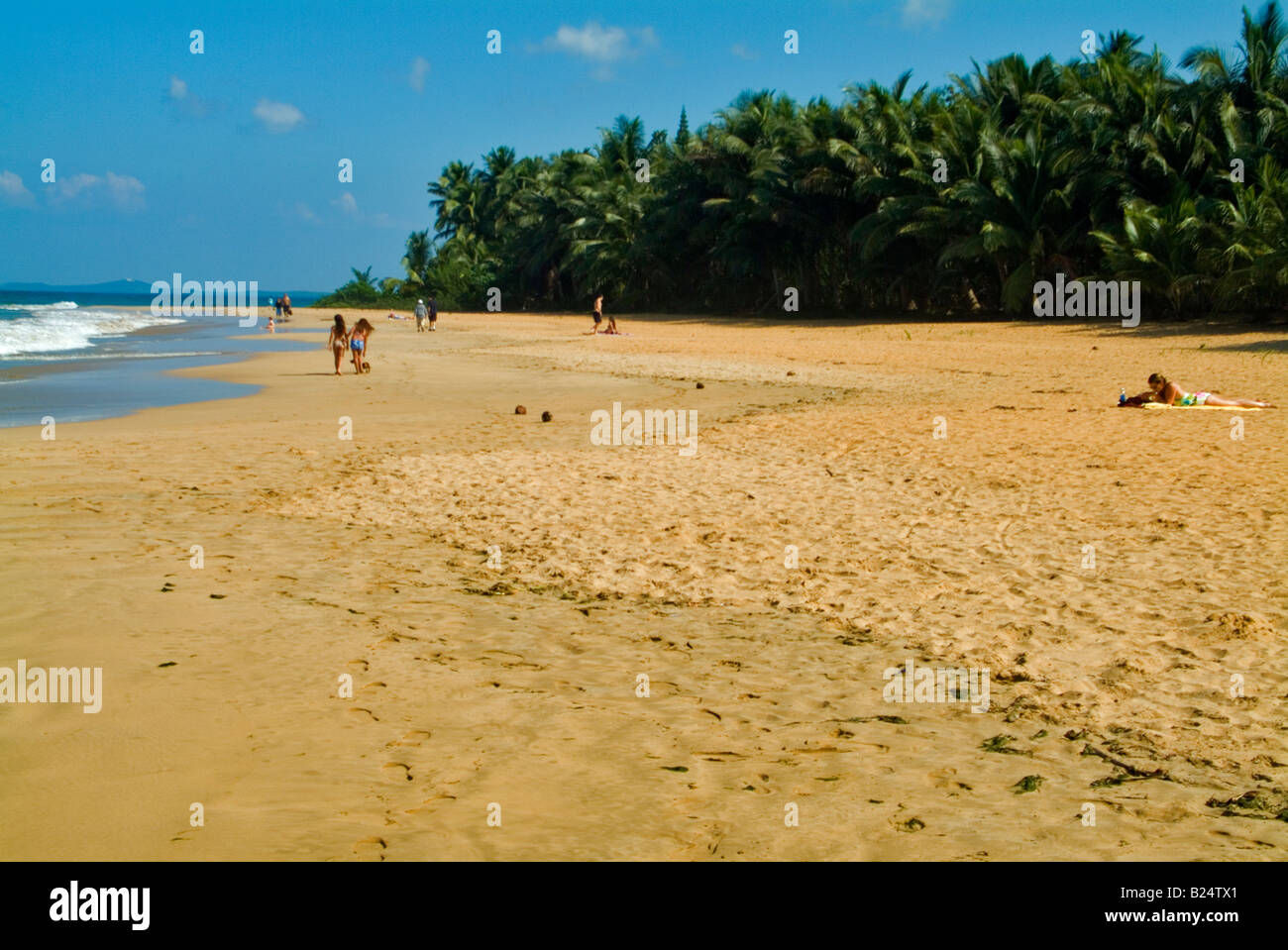 'Balneario Luquillo' Puerto Rico's most famous caribbean beach Stock Photo