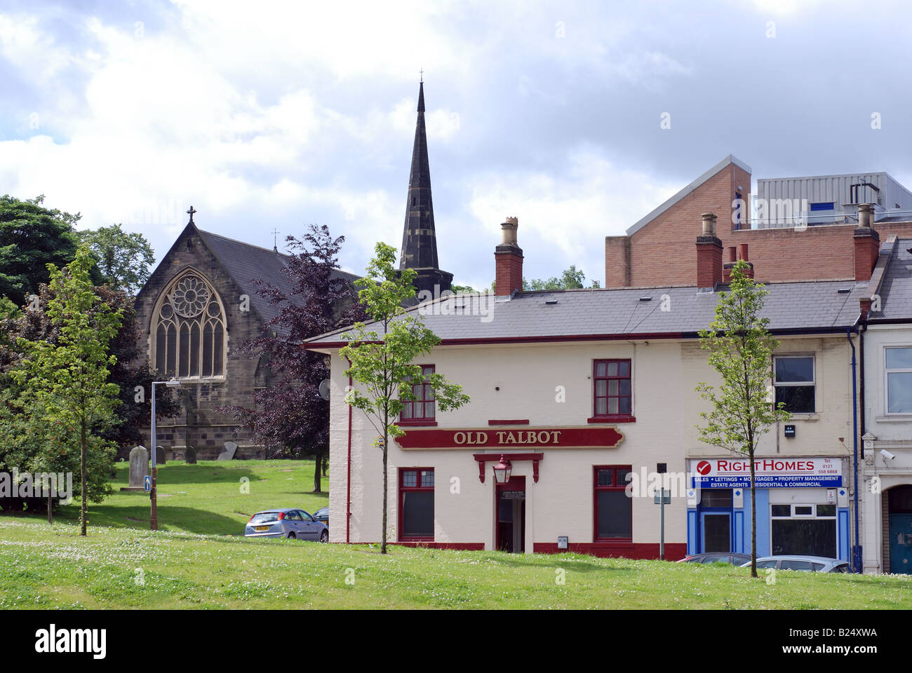 High Street and Holy Trinity Church, Smethwick, Birmingham, West