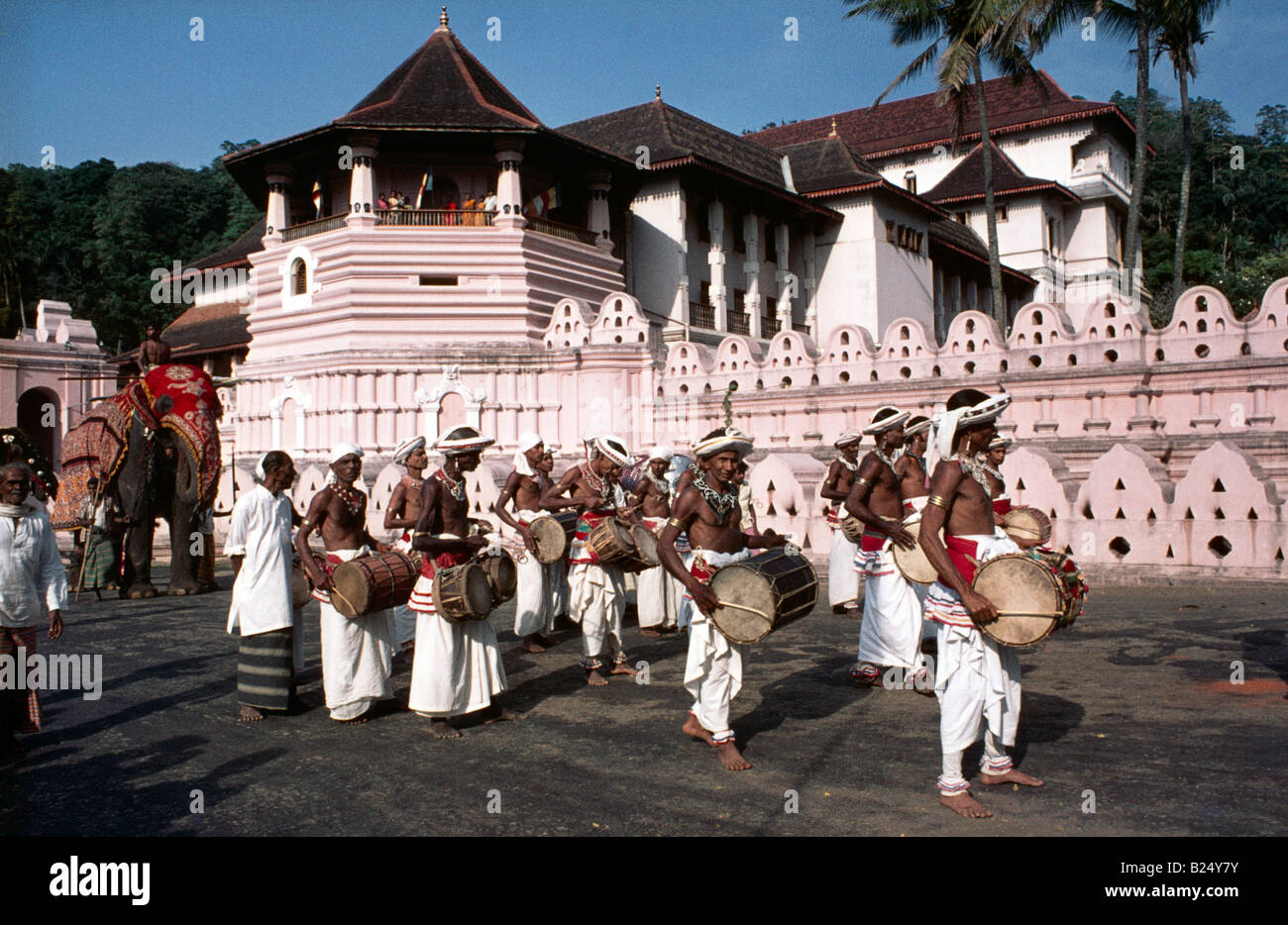 Sri Lanka Kandy Festival Of The Golden Tooth Perehera Buddhist Stock Photo