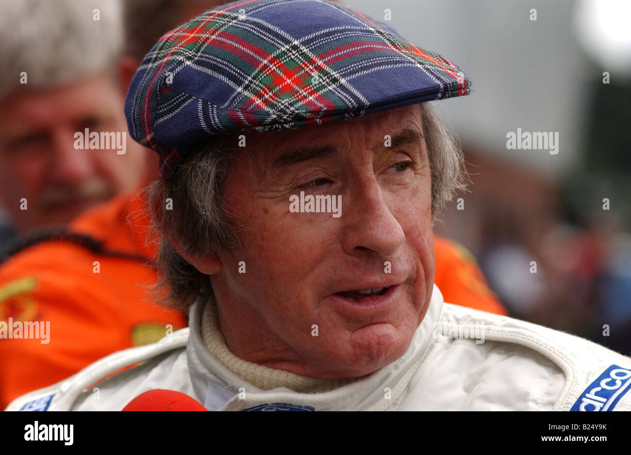 Sir Jackie Stewart at Oulton Park Gold Cup 2003 Stock Photo