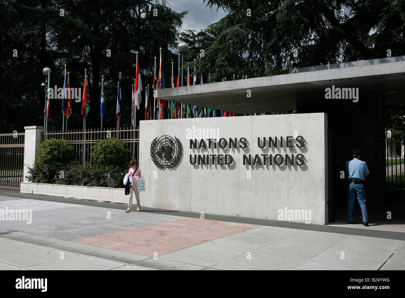 United Nations Office At Geneva (UNOG), Geneve, Swiss Stock Photo - Alamy