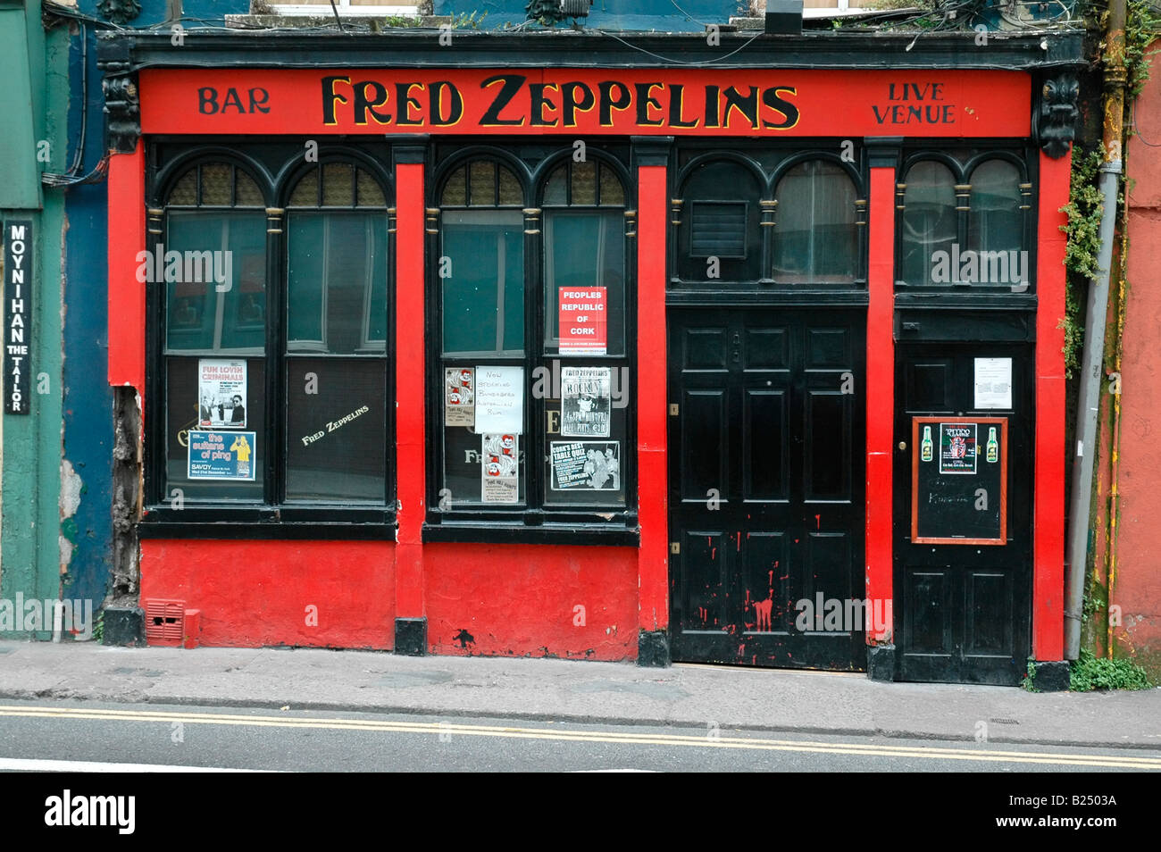 Fred Zeppelin's live music venue in Cork Stock Photo