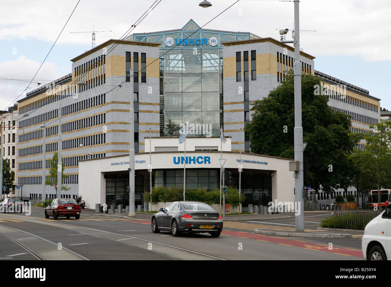 UNHCR headquarters, Geneve, Swiss Stock Photo