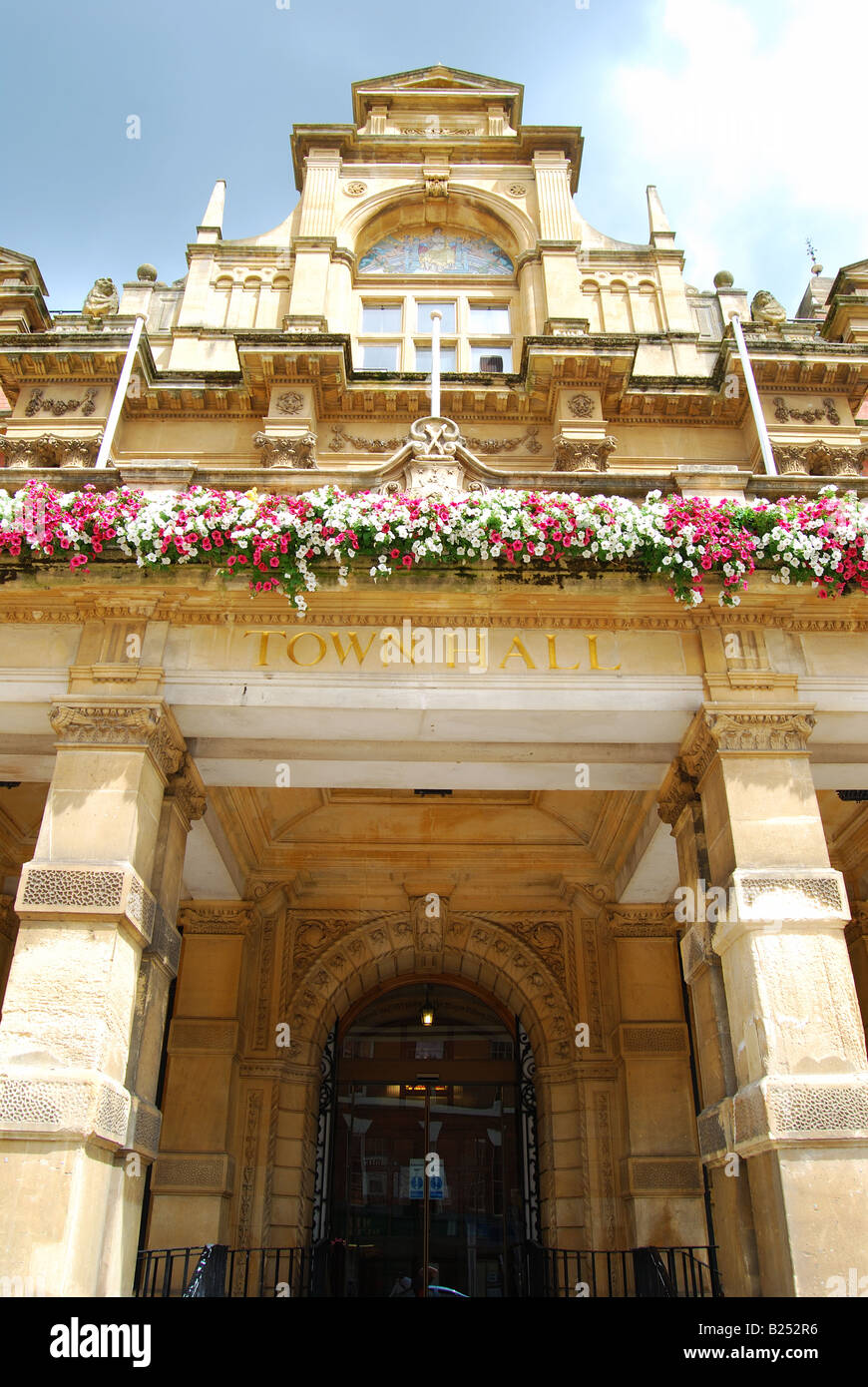 Town Hall, The Parade, Royal Leamington Spa, Warwickshire, England