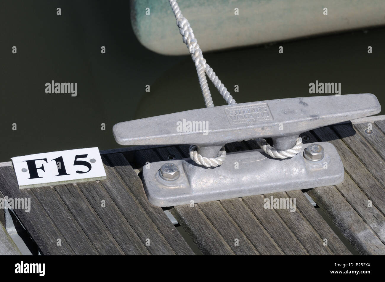 Marina and yacht fittings Stock Photo Alamy