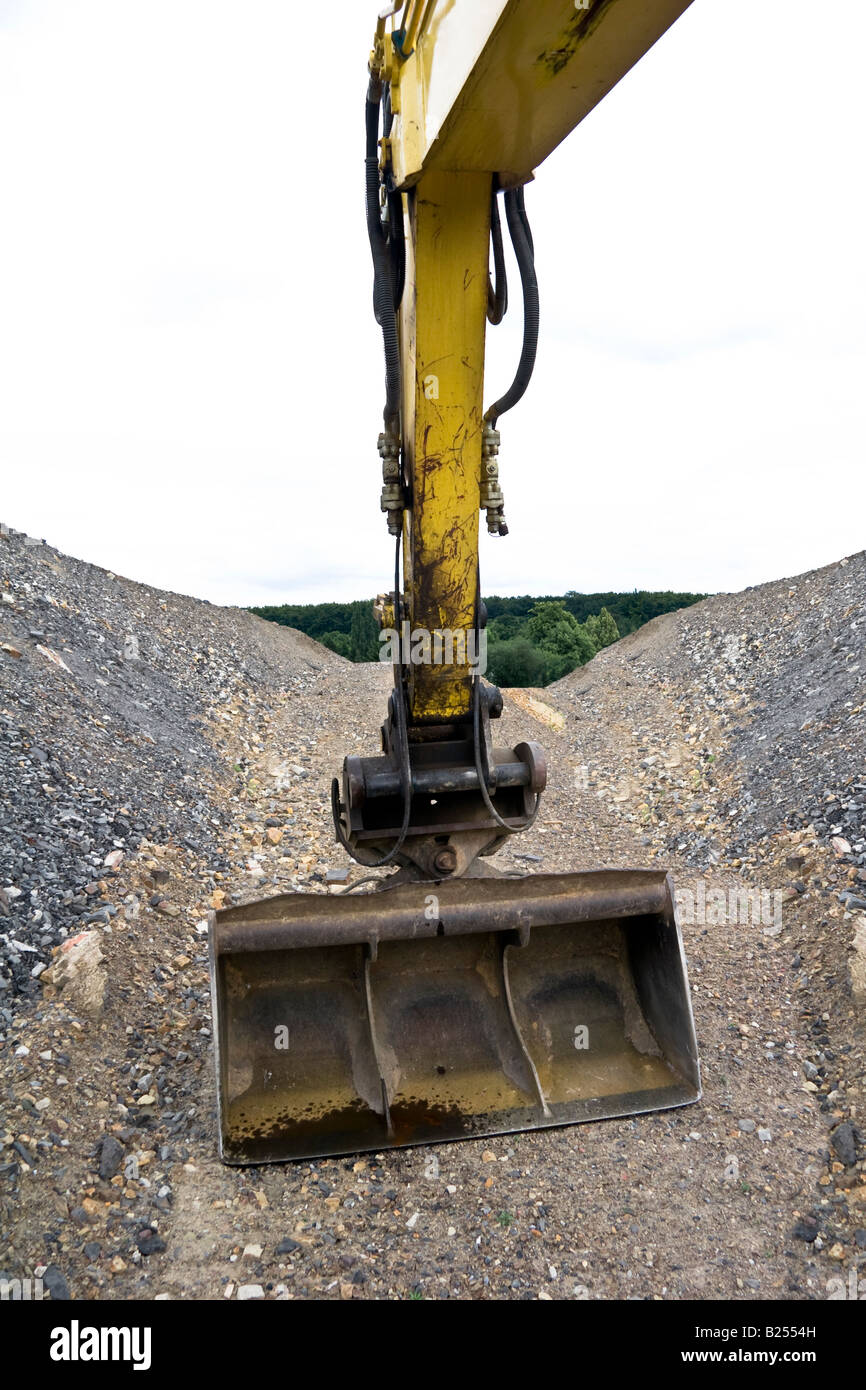 Shovel of excavator Stock Photo Alamy