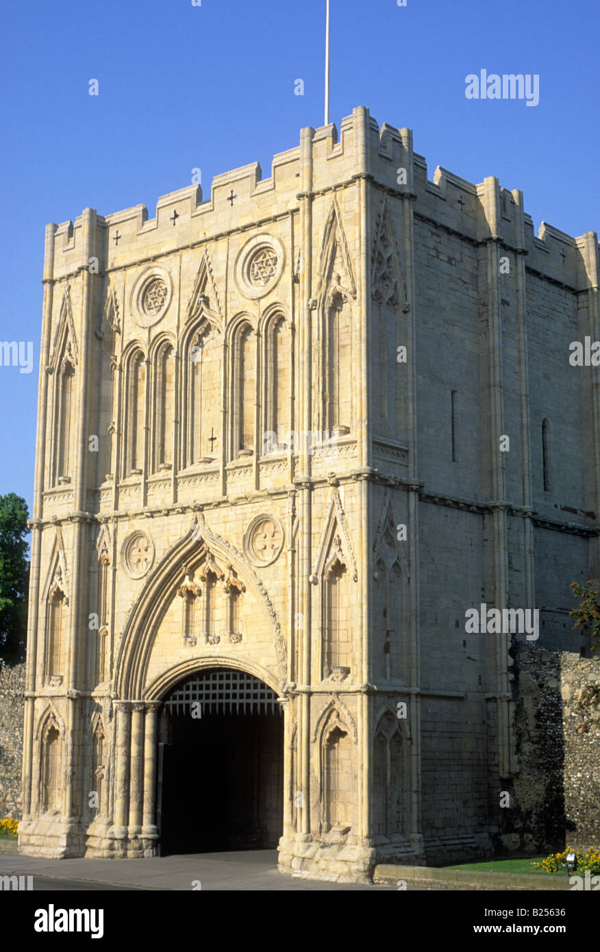 Bury St Edmunds Abbey Gate gatehouse Suffolk Medieval English