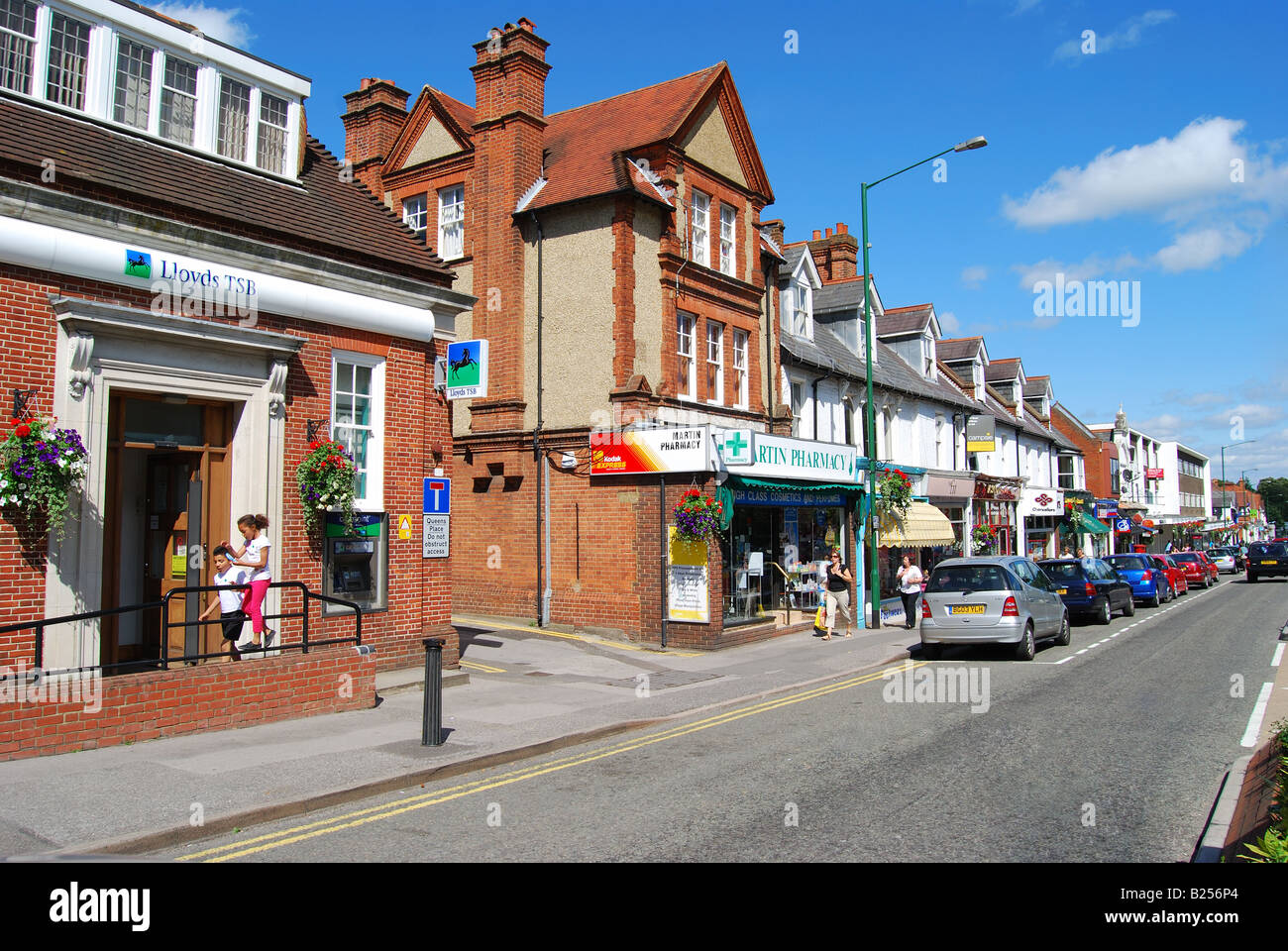 Ascot High Street, Ascot, Berkshire, England, United Kingdom Stock Photo