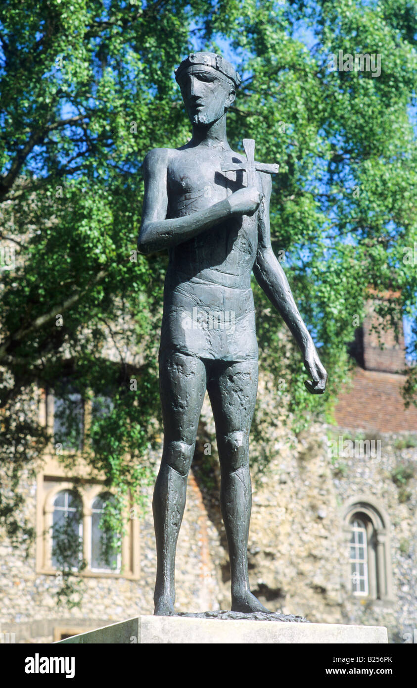 Bury st edmunds statue st hires stock photography and images Alamy