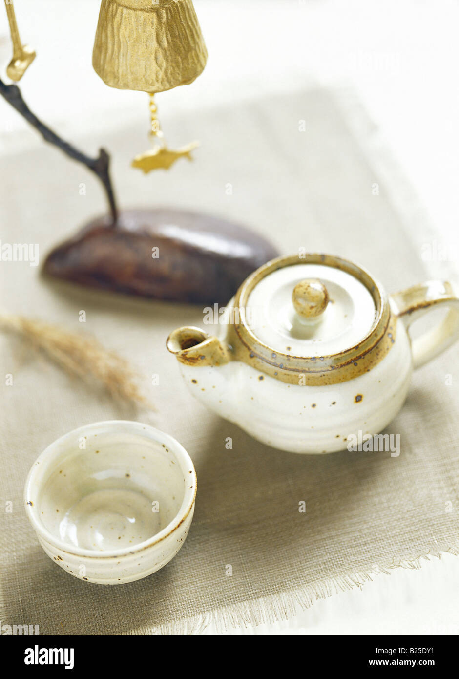 Tea and teapot Stock Photo Alamy