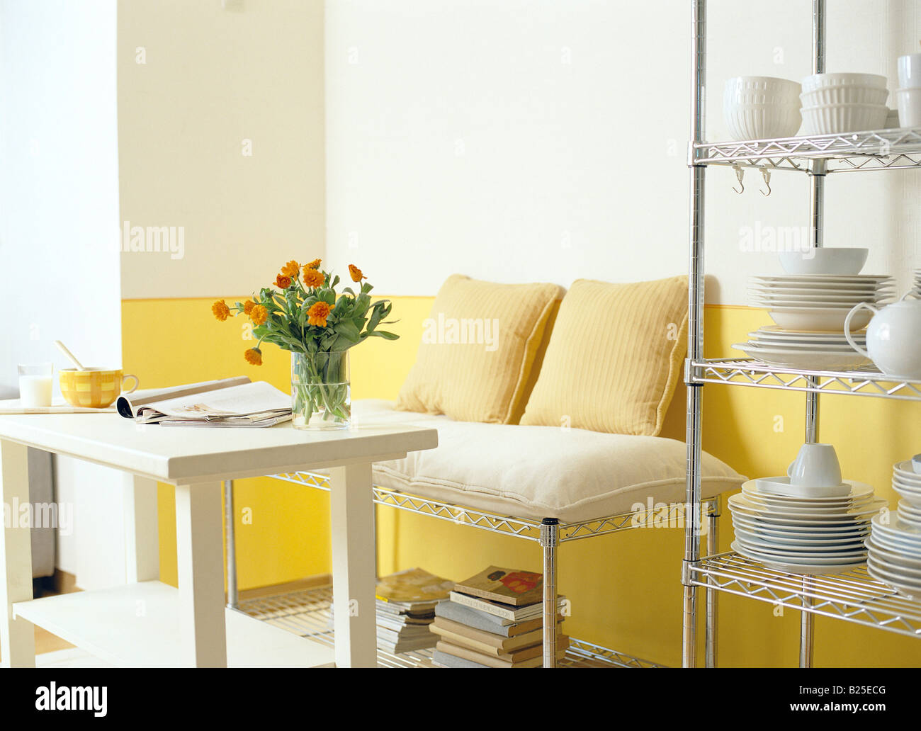 Sofa in the living room Stock Photo Alamy