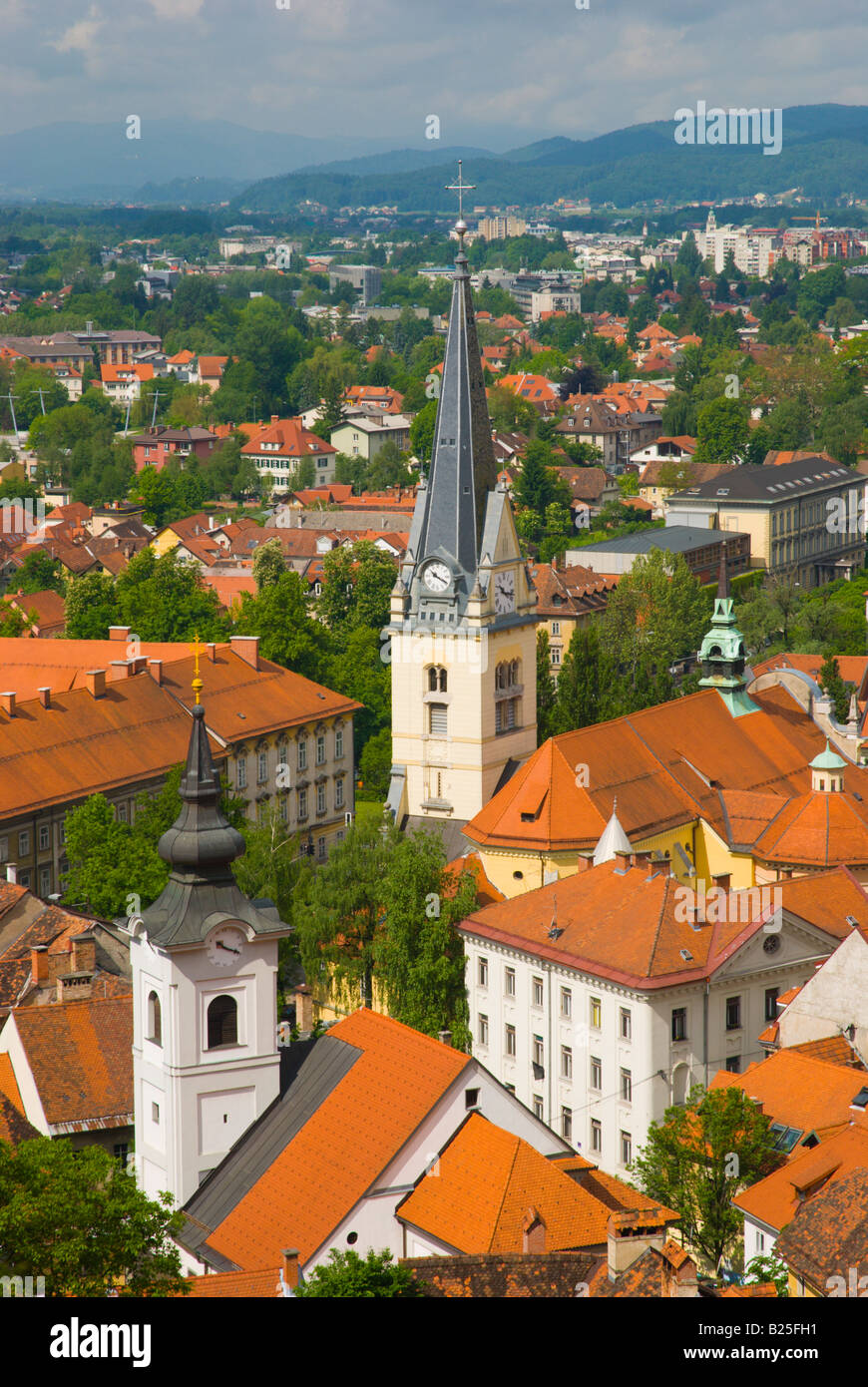 Aerial view ljubljana hi-res stock photography and images - Alamy