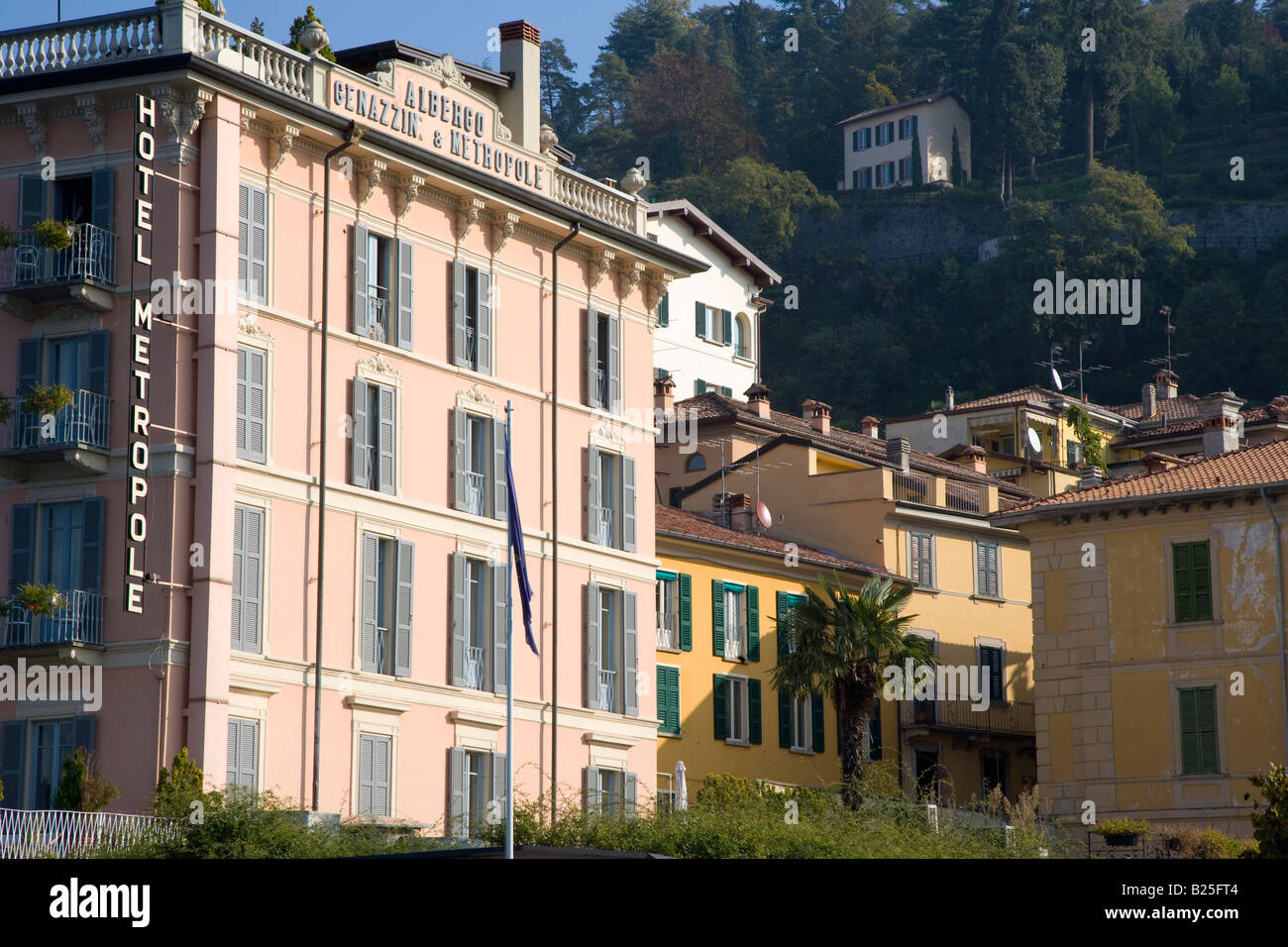 Hotel Metropole Bellagio Lake Como Italy Stock Photo - Alamy