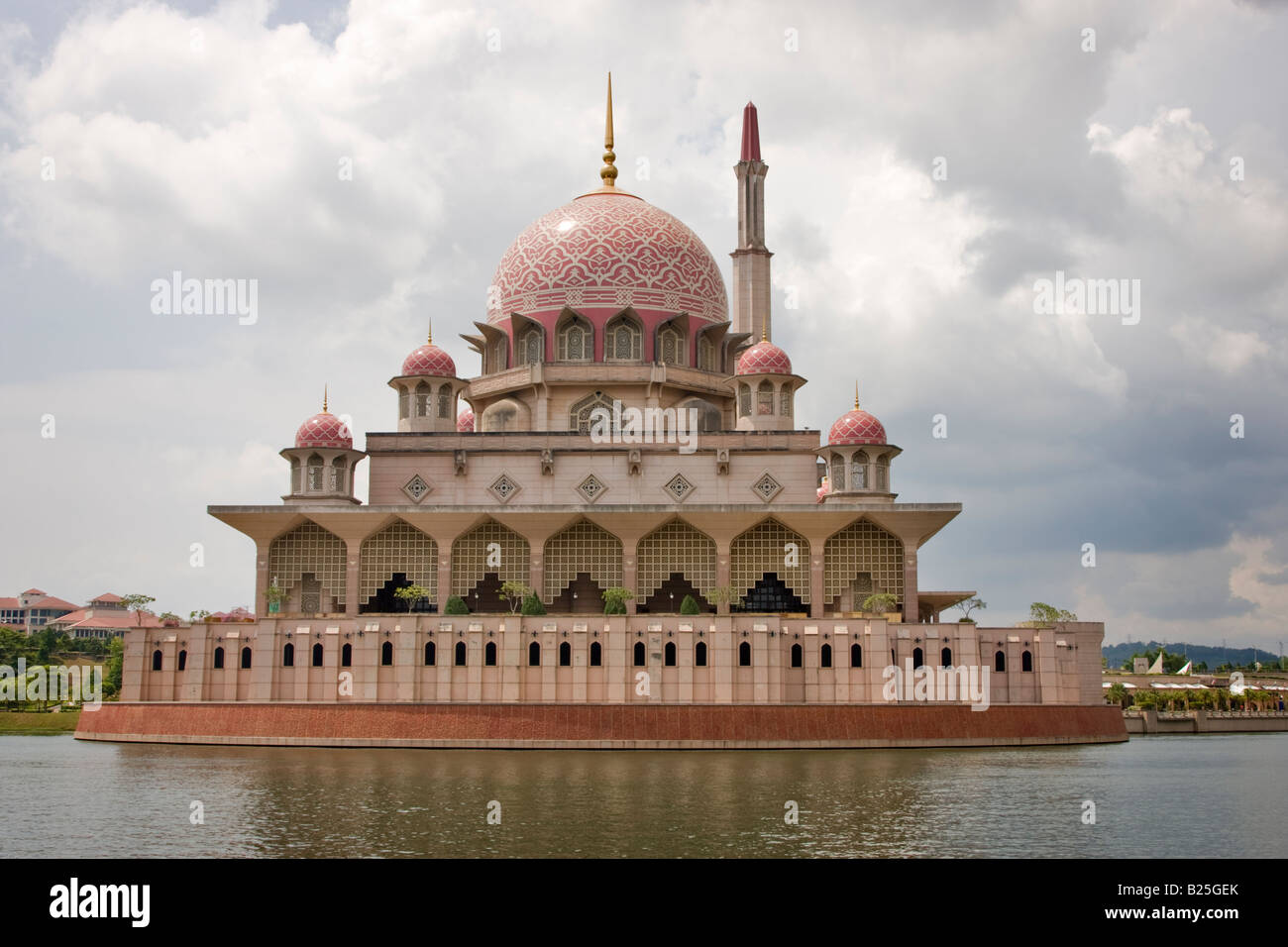 Putra Mosque, Putrajaya, Malaysia Stock Photo