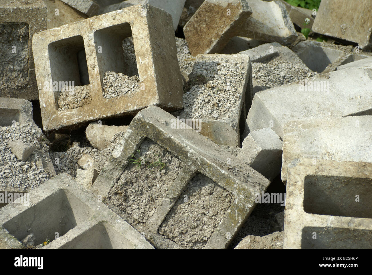 Cement Blocks Stock Photo Alamy