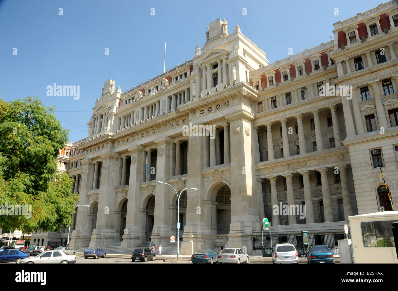 Palace ofJustice (Supreme Court) Greek revival building, Buenos Aires, Argentina Stock Photo