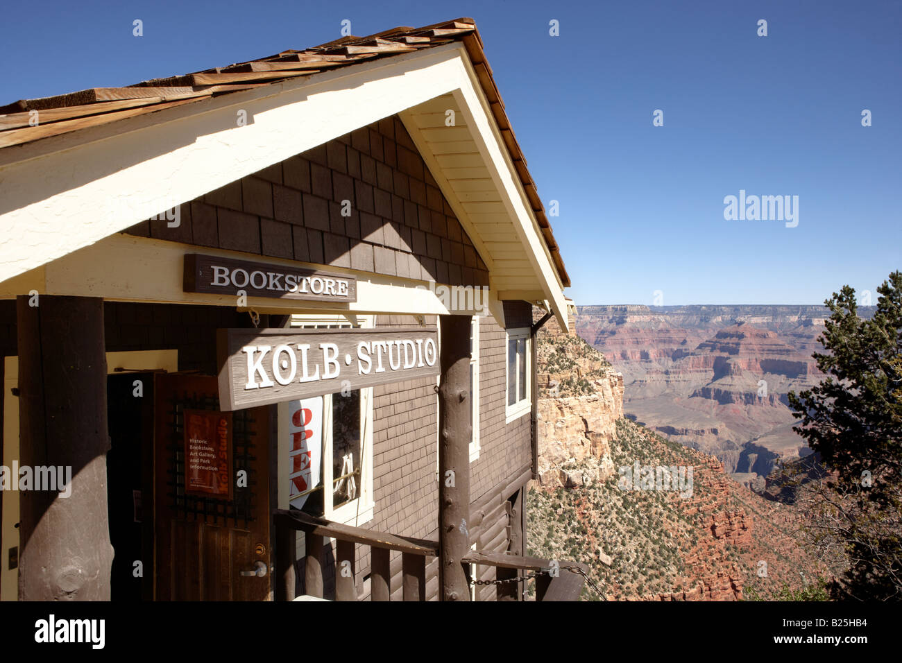 Kolb Studio at Grand Canyon Village in Arizona USA Stock Photo