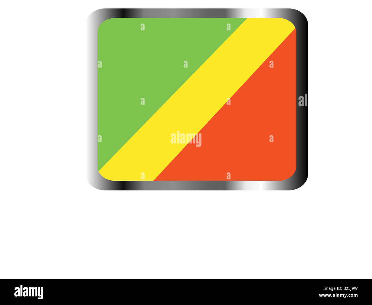 Congo flag in vector Cut Out Stock Images & Pictures - Alamy