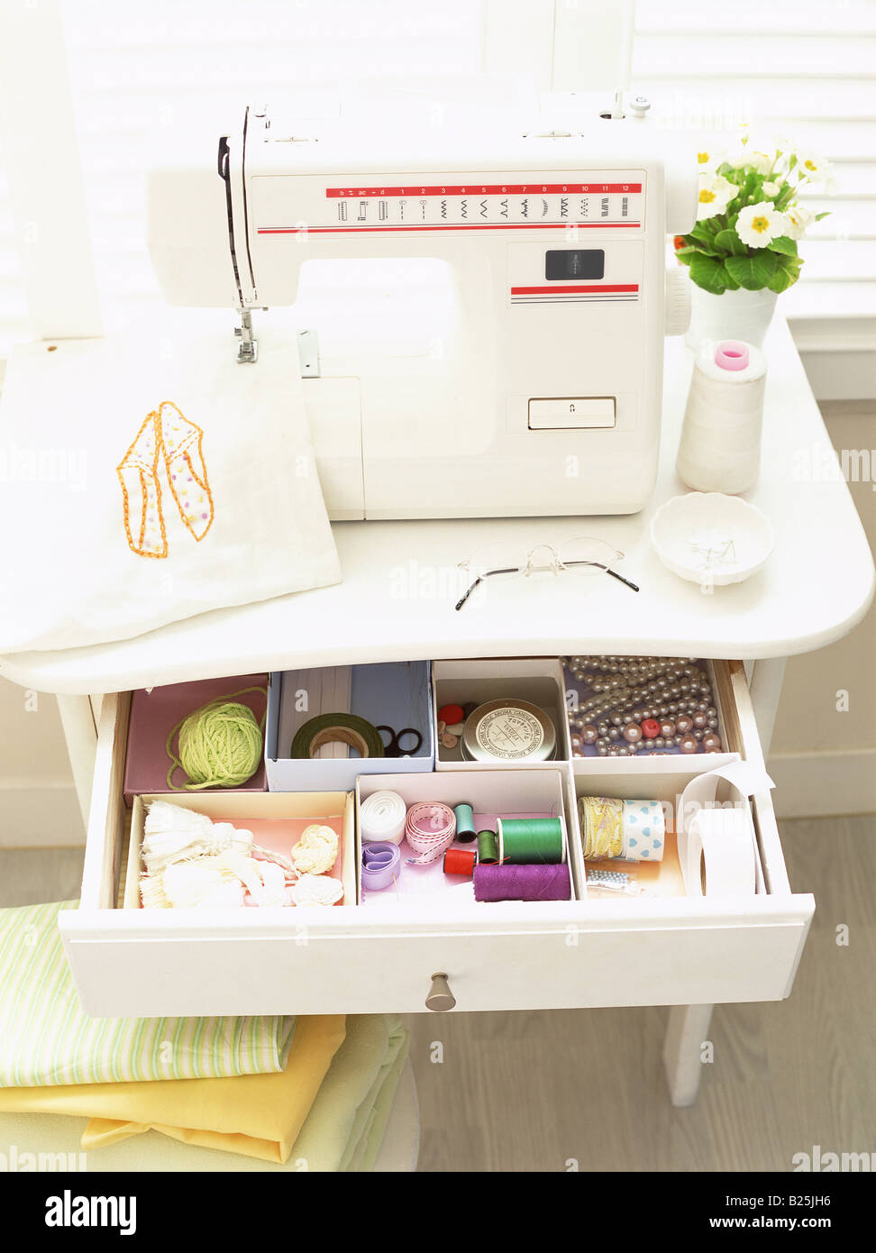 Sewing machine drawer hi-res stock photography and images - Alamy