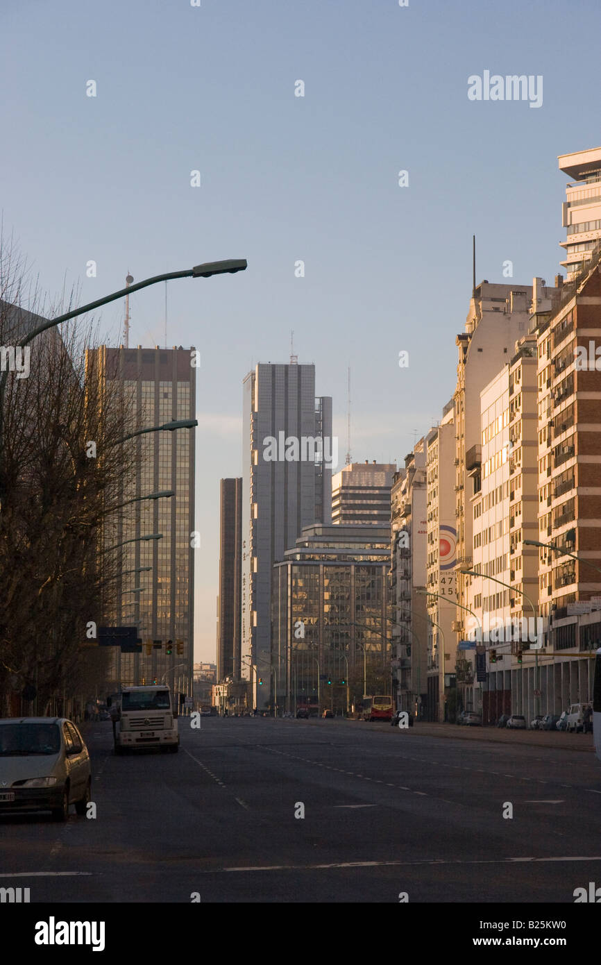 Avenida Libertador, Buenos Aires, Argentina, South America Stock Photo