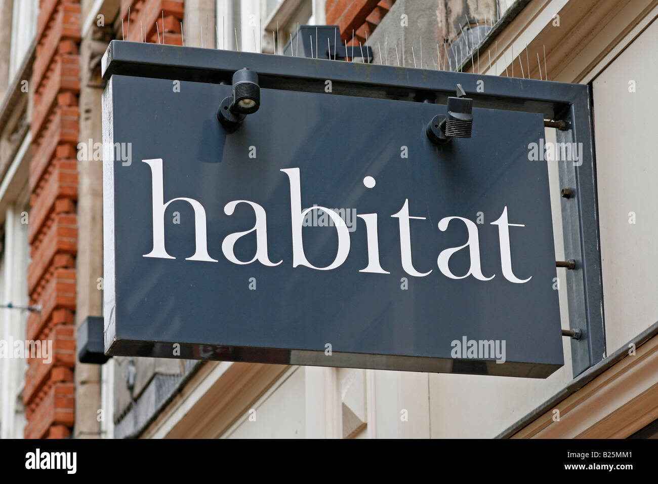 Habitat shop sign England United Kingdom Stock Photo Alamy