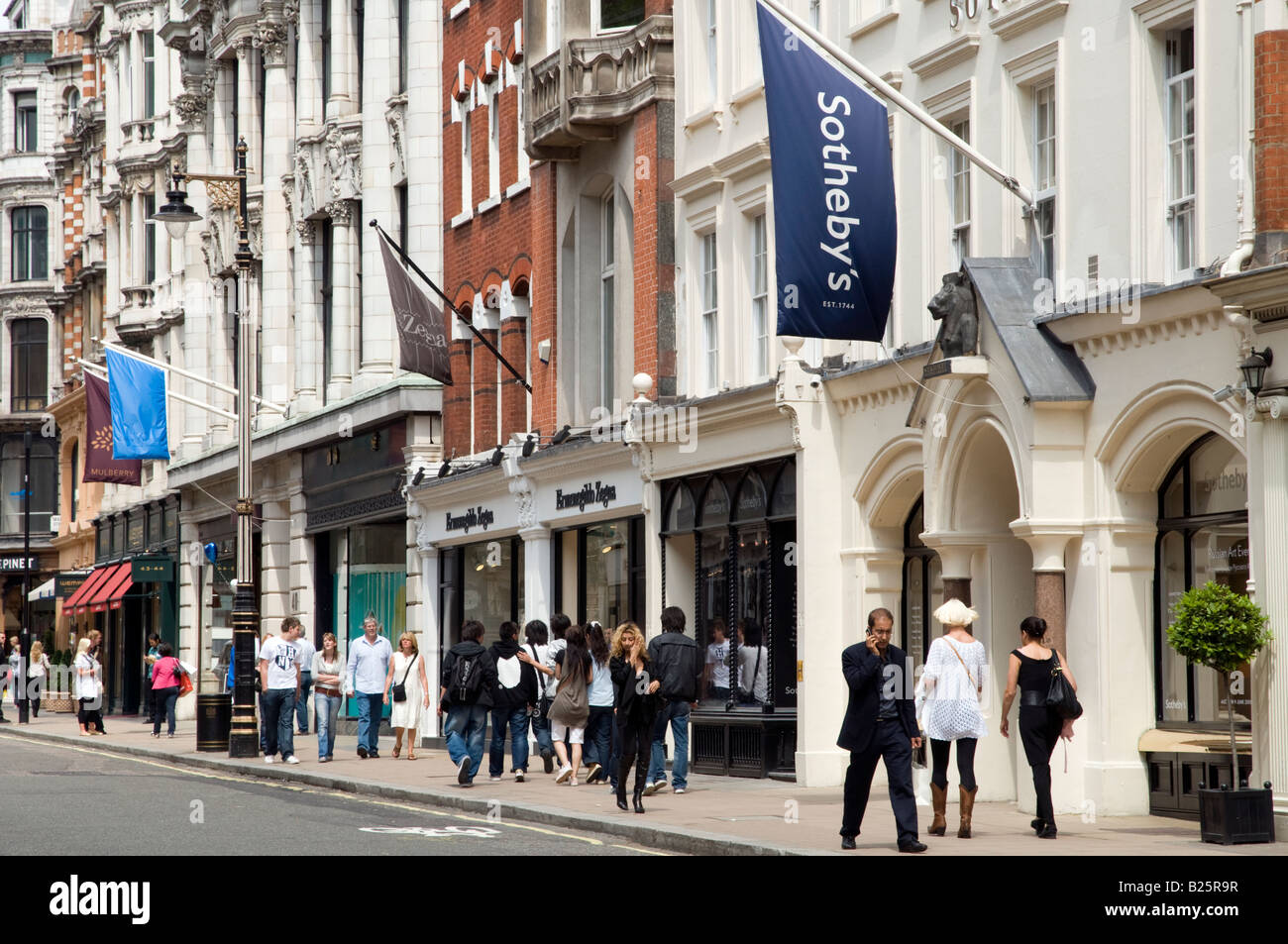 New Bond Street London England UK Stock Photo Alamy