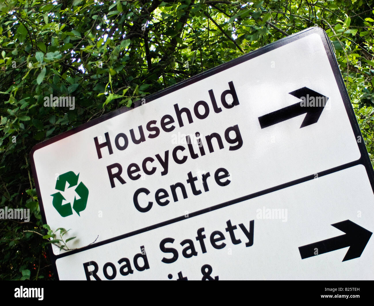 Waste recycling centre sign hires stock photography and images Alamy