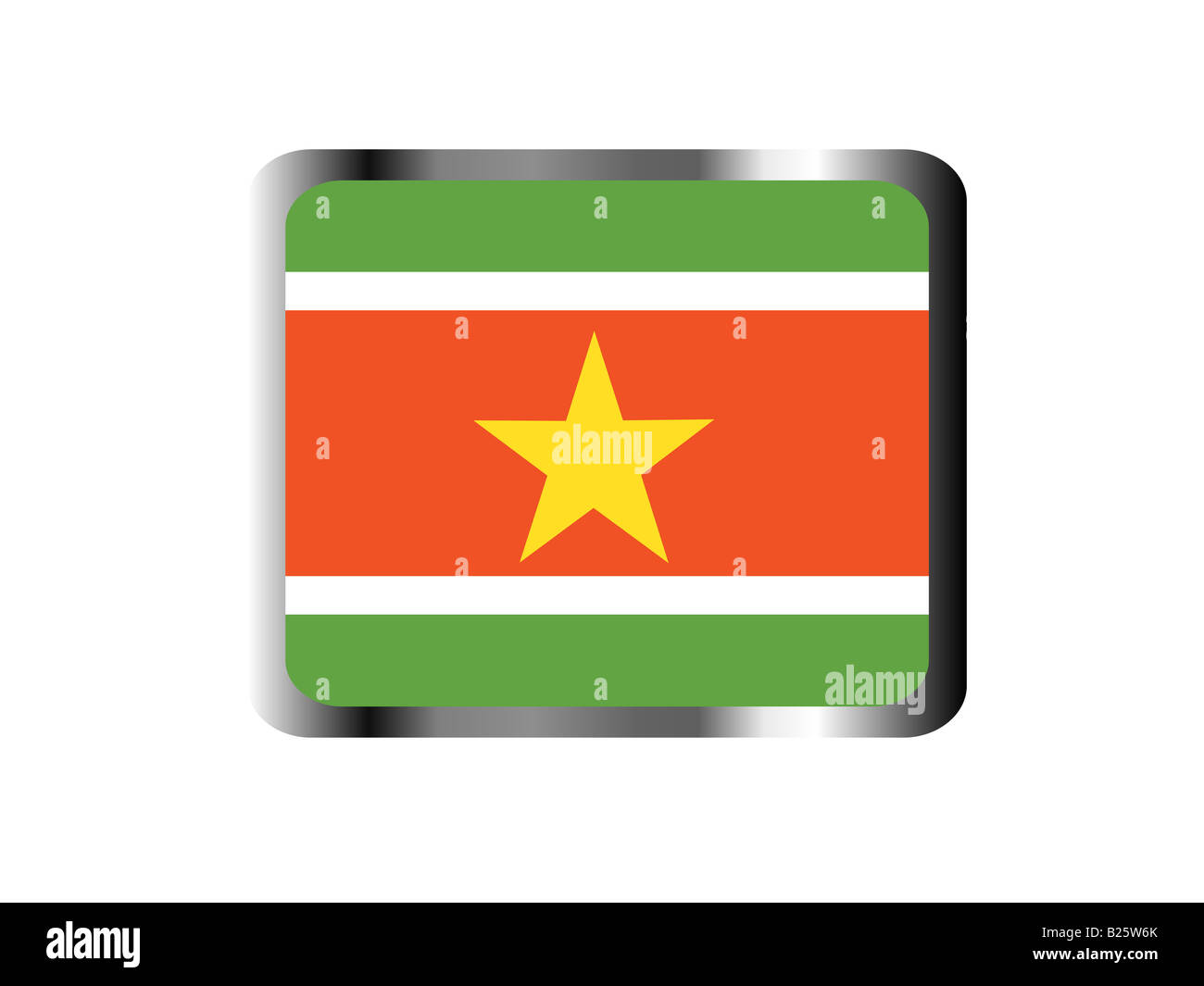 suriname flag Stock Photo