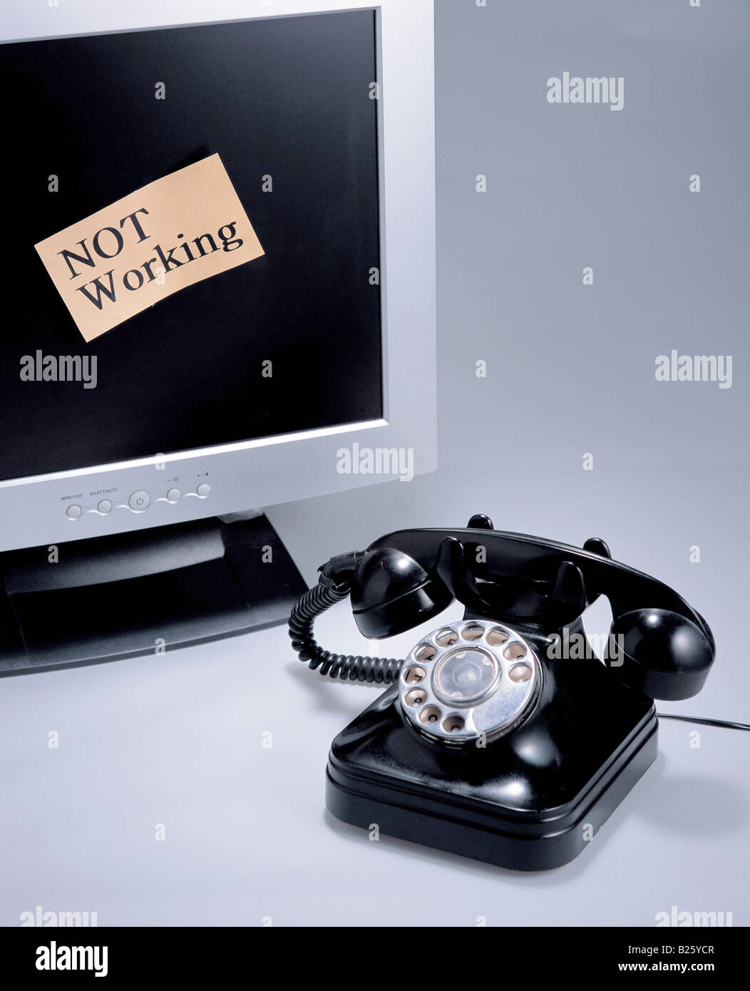 Telephone pc hi-res stock photography and images - Alamy