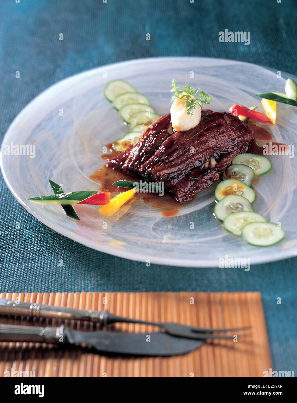 Japanese food, seafood, eel Stock Photo - Alamy