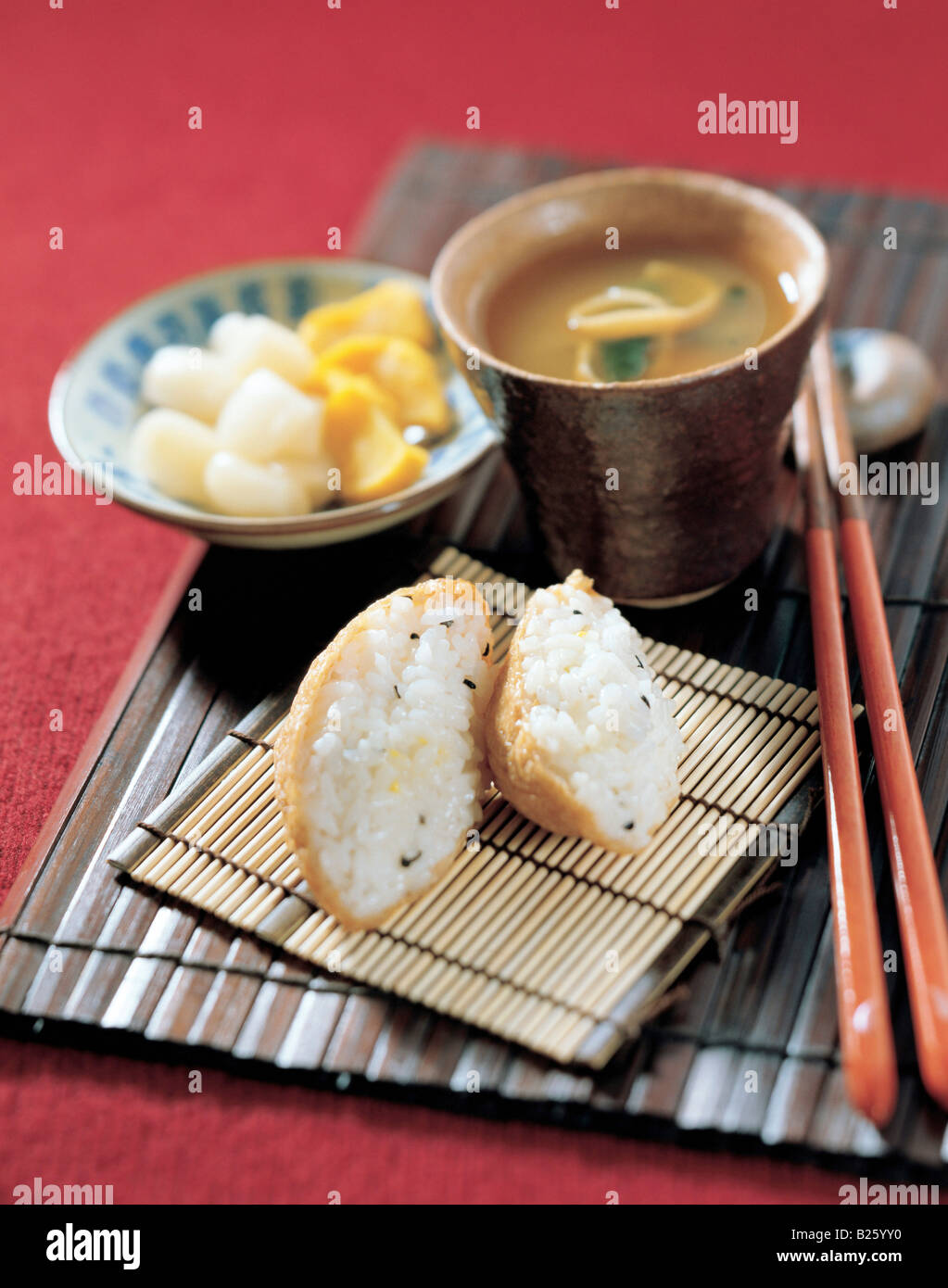Japanese food, rice Stock Photo - Alamy