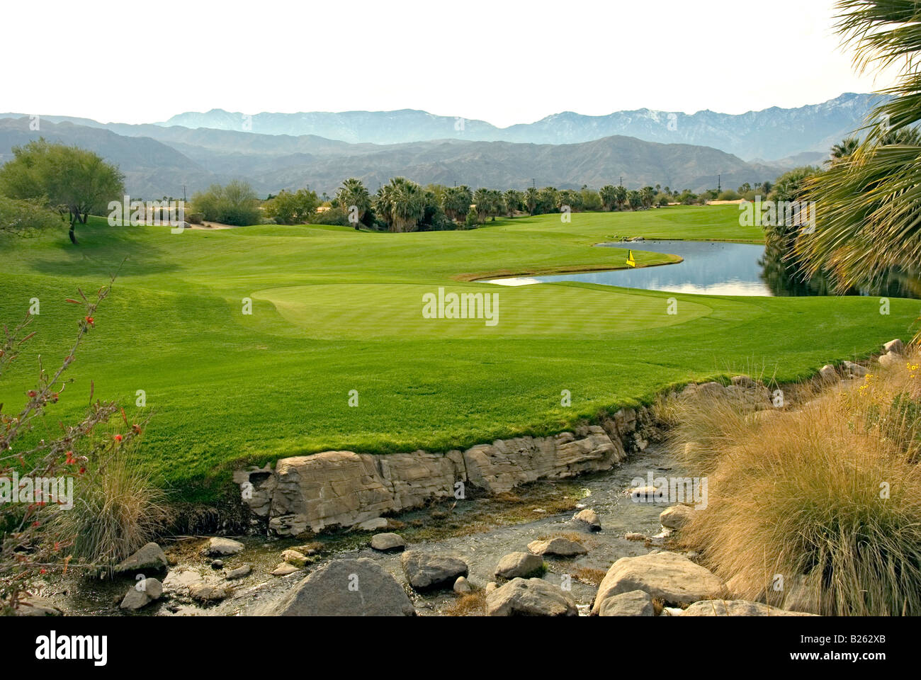 Desert willows public golf course beautiful sports hi res stock