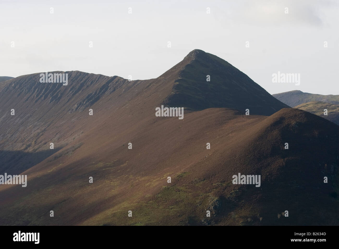 Causey Pike as seen from Cat Bells Stock Photo