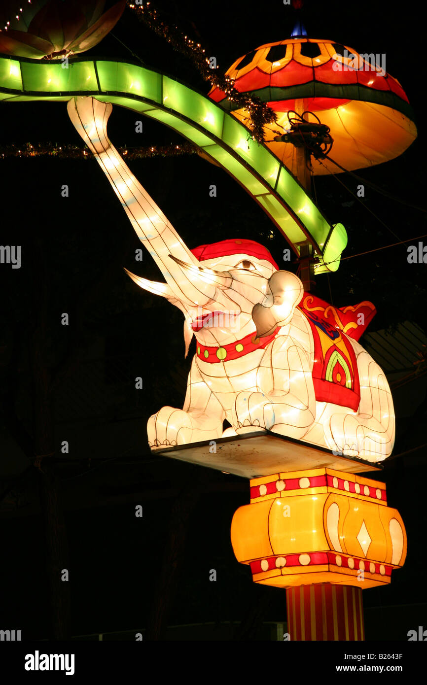 Deepavali (Diwali), the Hindu festival of Light, is celebrated in Little India, Singapore. Stock Photo