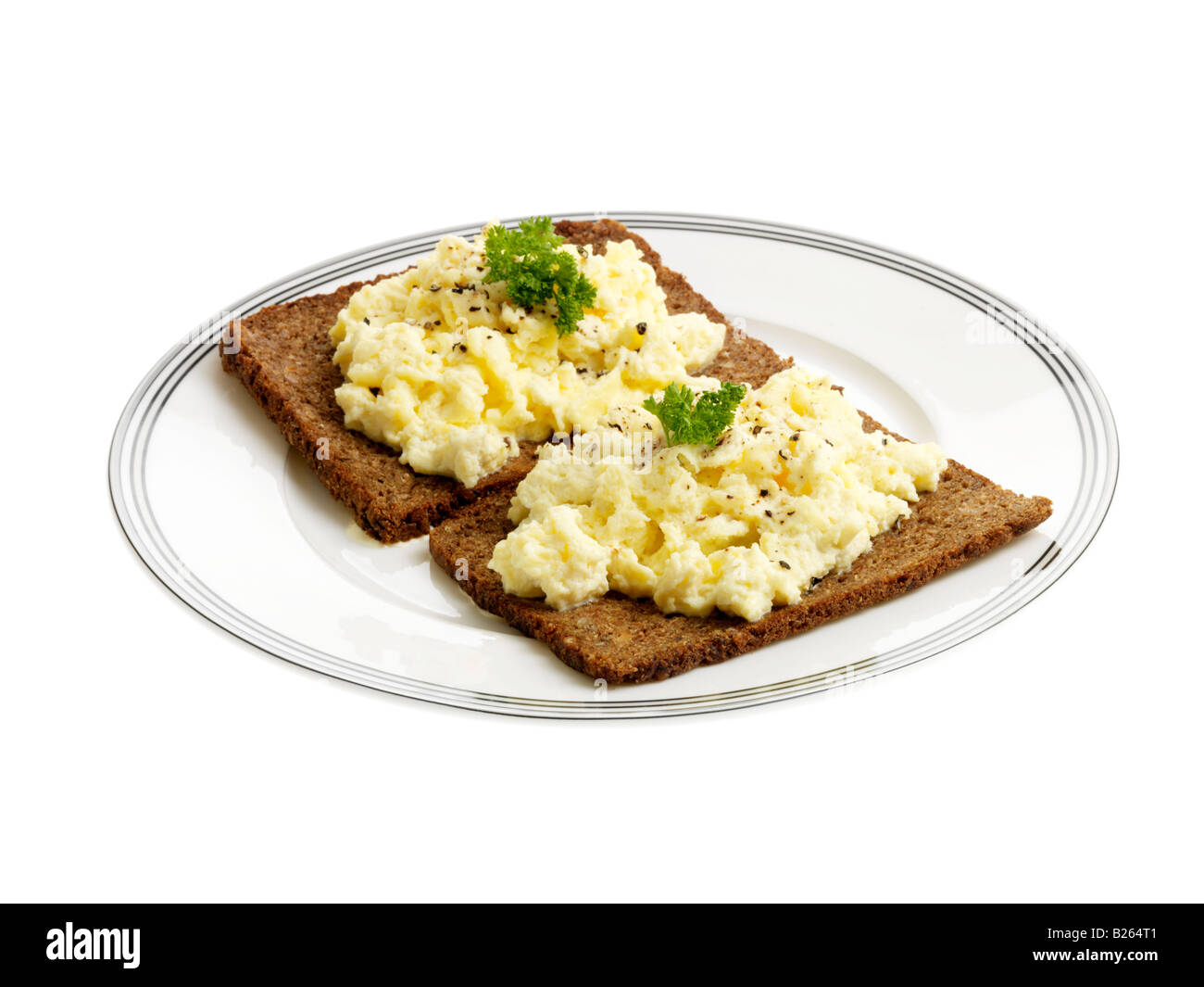 Rye bread scrambled eggs hi-res stock photography and images - Alamy