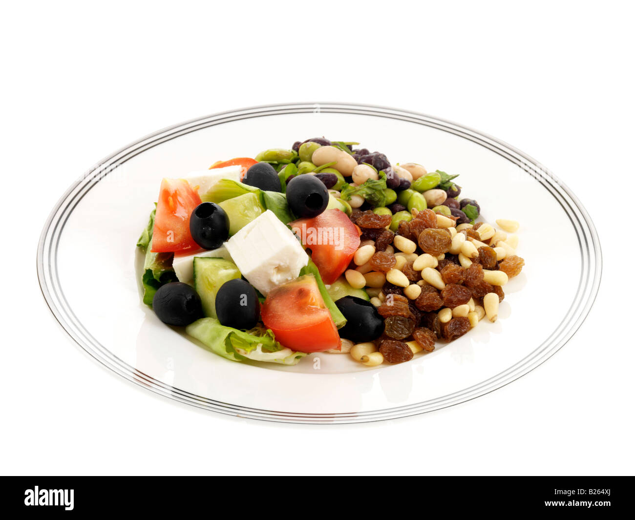 Mixed Salads Stock Photo