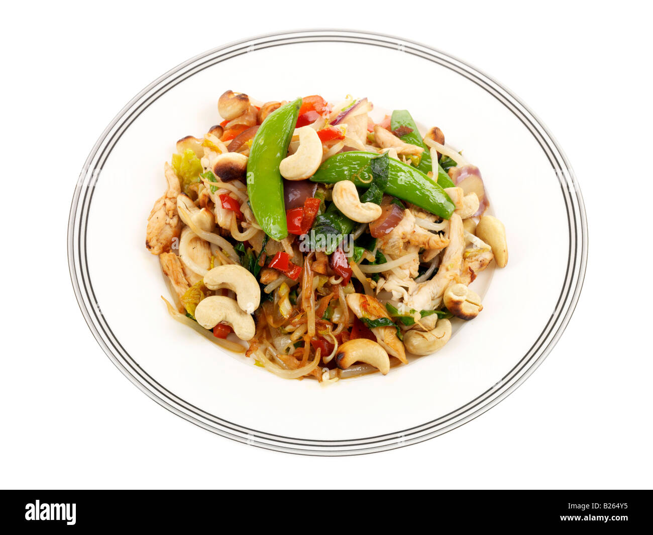 Chicken And Vegetable Stir Fry Stock Photo - Alamy