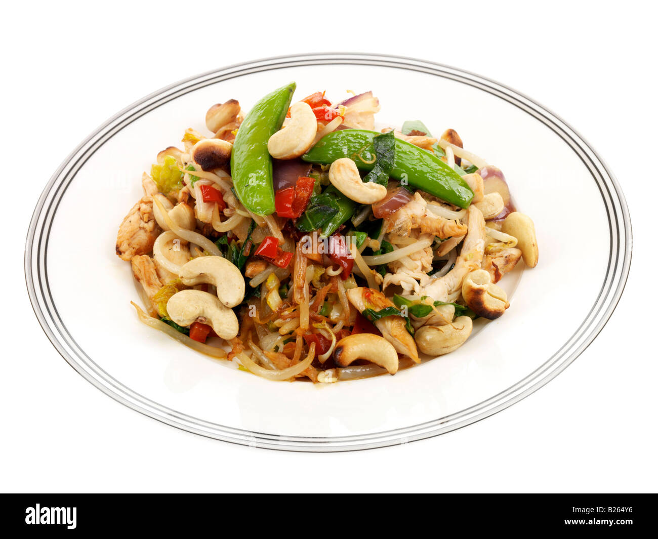 Chicken and Vegetable Stir Fry Stock Photo - Alamy
