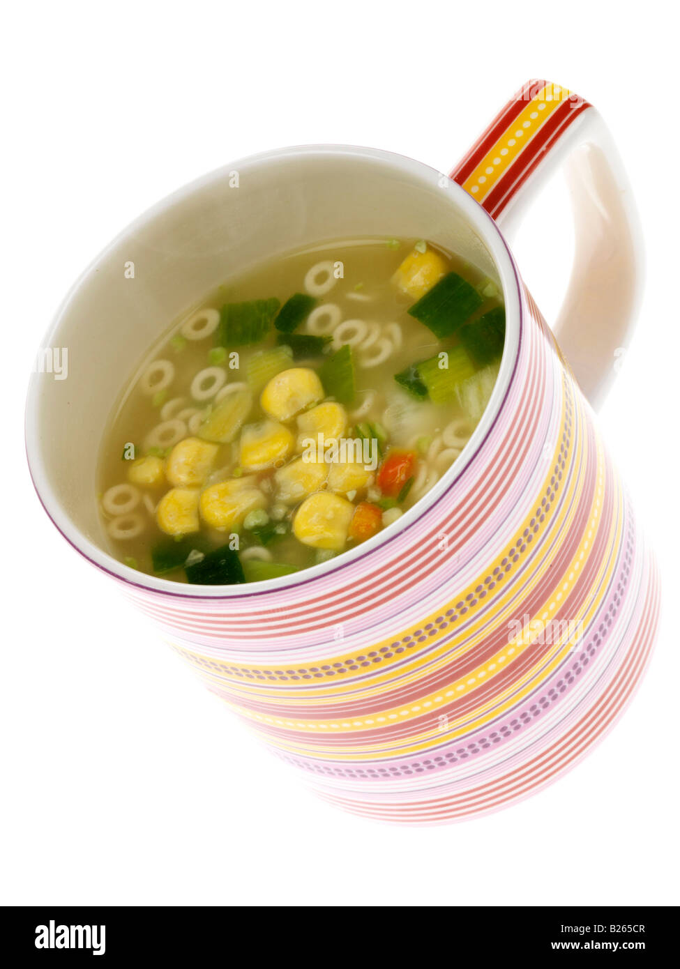 Cup of Vegetable Soup Stock Photo Alamy