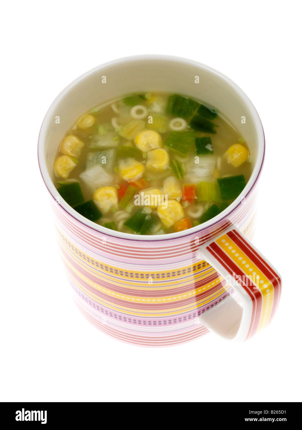 Cup of Vegetable Soup Stock Photo Alamy