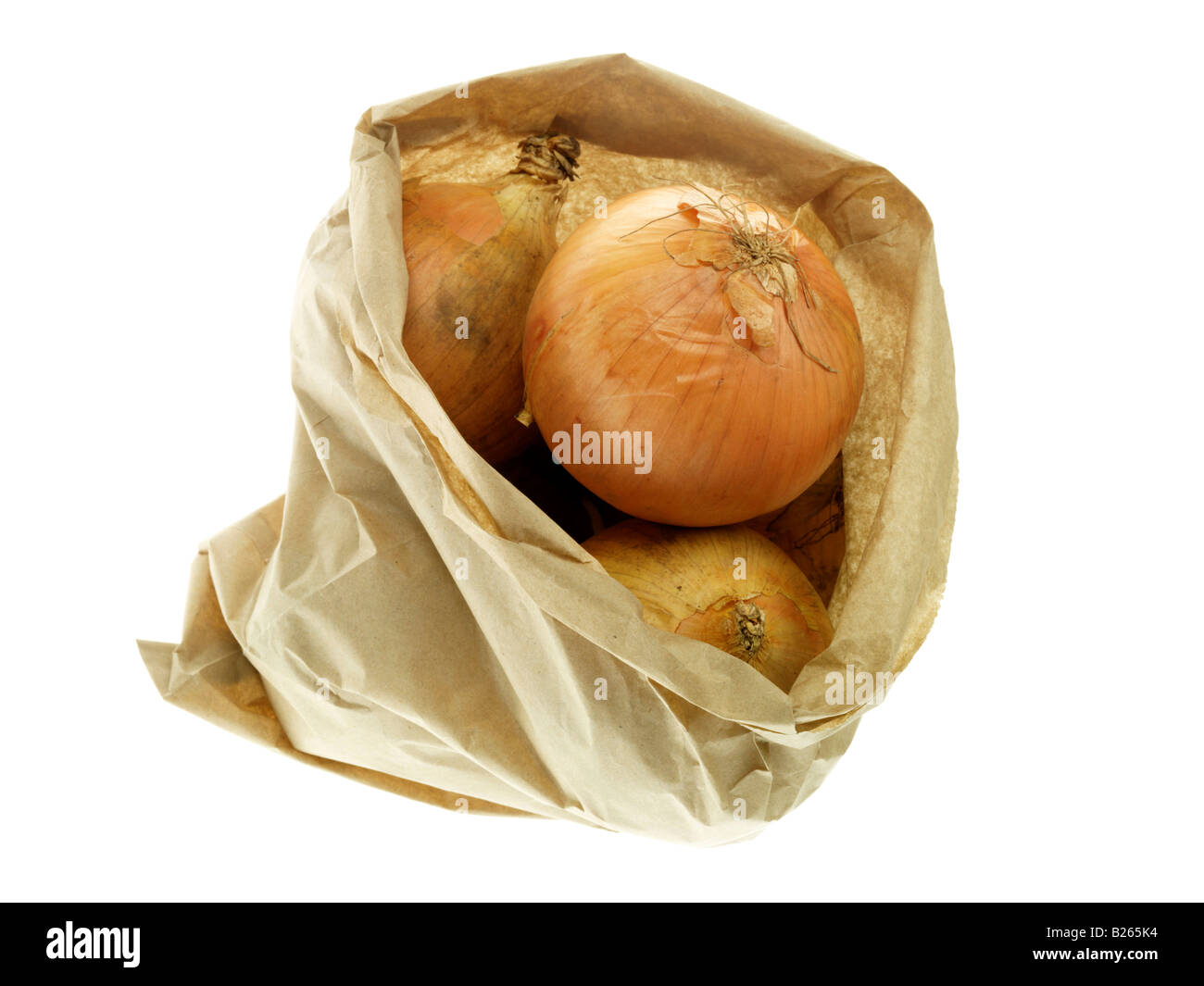 Brown onions in a bag hi-res stock photography and images - Alamy
