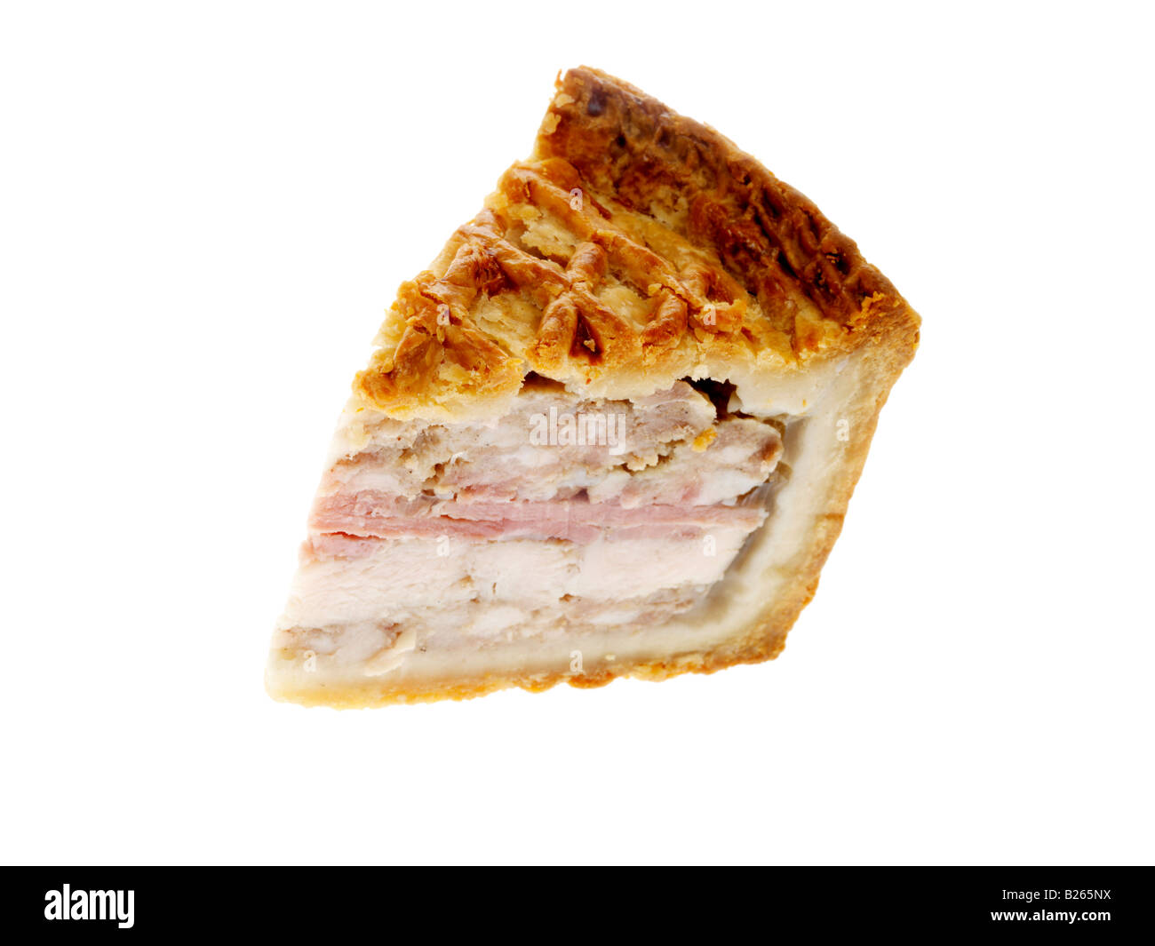 Pork Chicken and Ham Pie Stock Photo Alamy