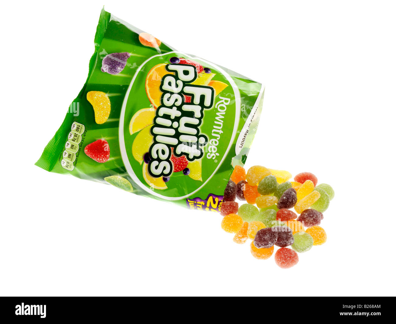 Fruit pastilles pack packet of packs packets rowntrees confectionery