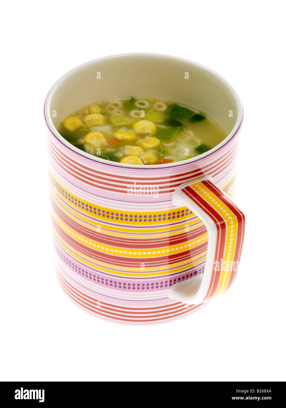 Cup of Vegetable Soup Stock Photo Alamy