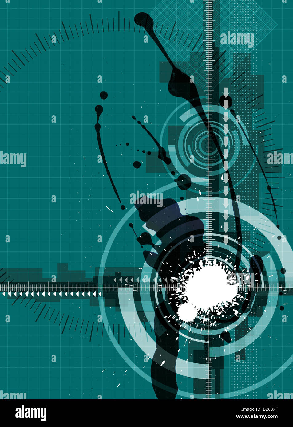 Digital background on instrument board Stock Photo Alamy