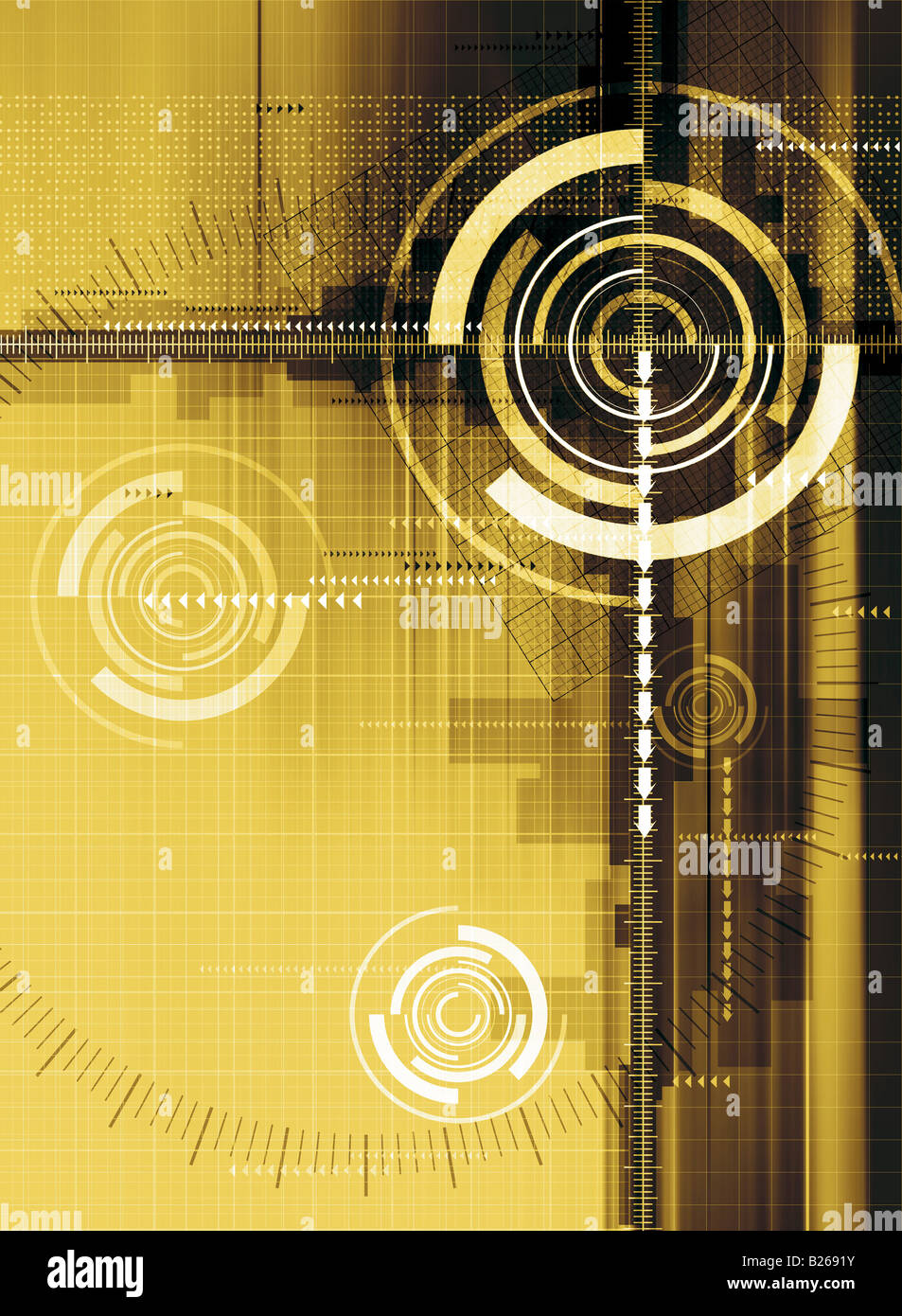 Digital background on circle Stock Photo - Alamy