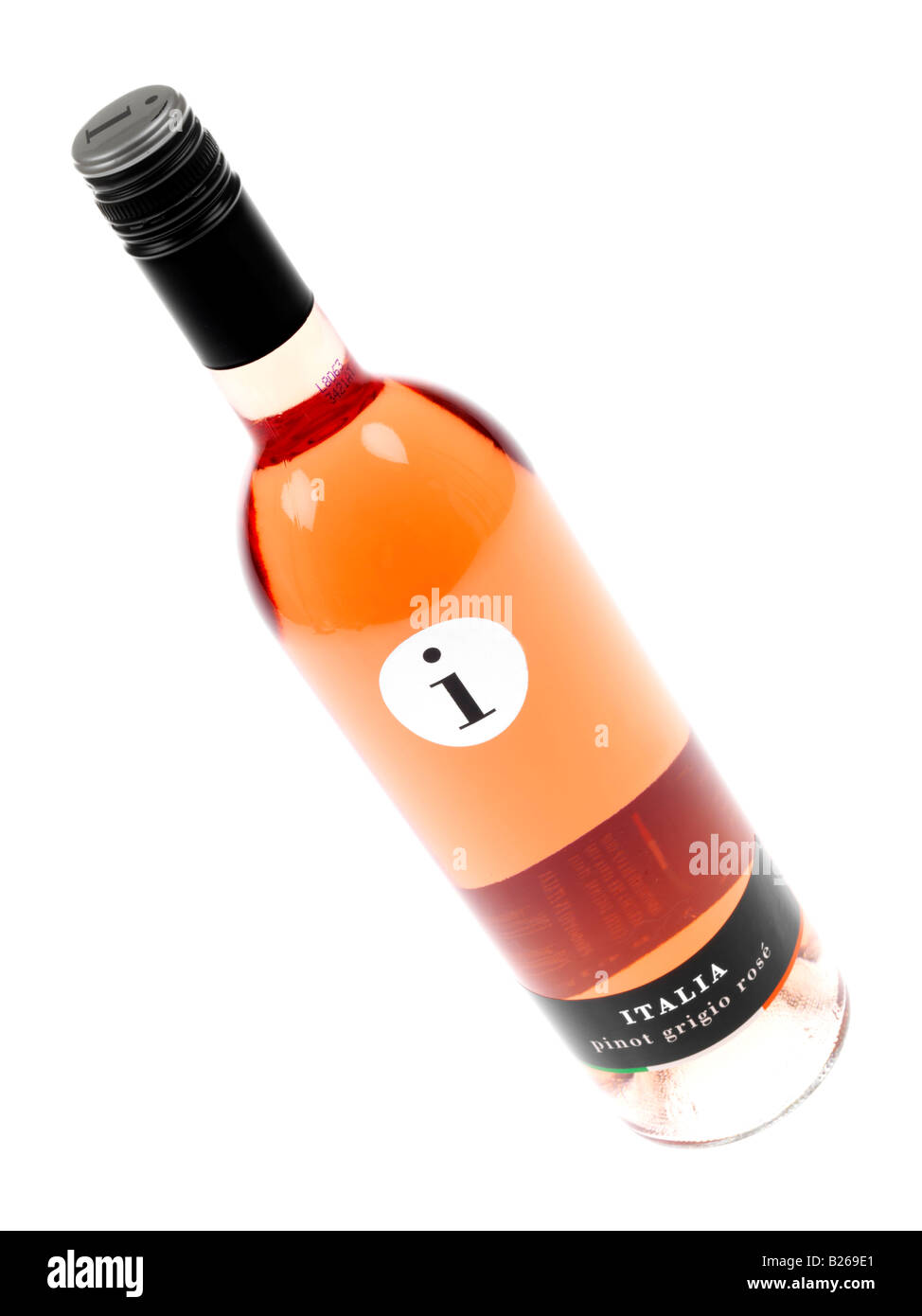 Bottle of Rose Wine Stock Photo Alamy