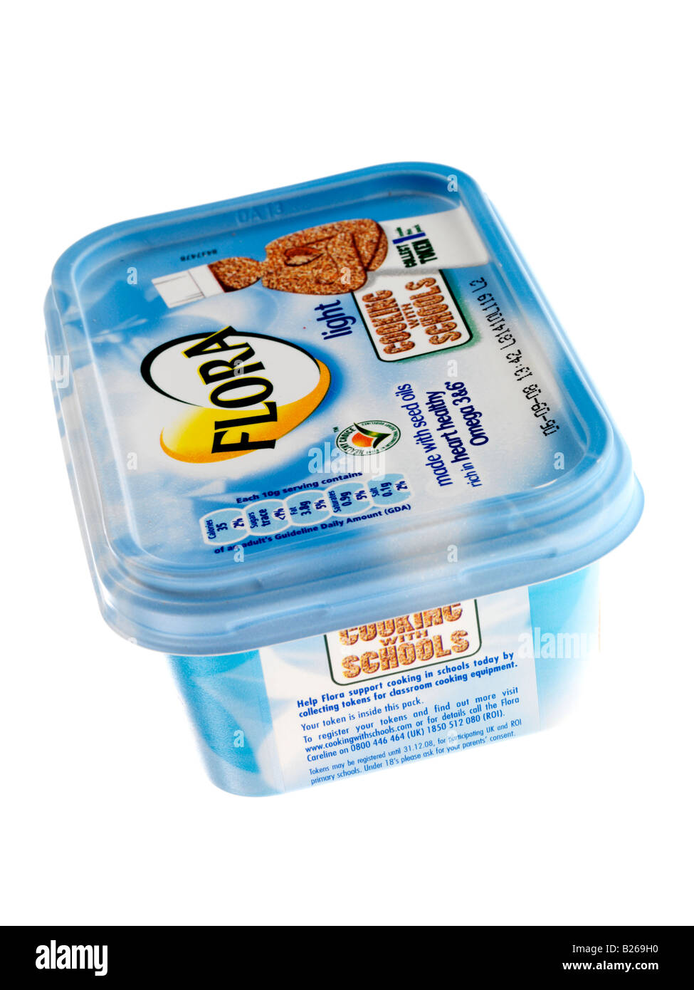 Tub Of Low Fat Spread Stock Photo Alamy